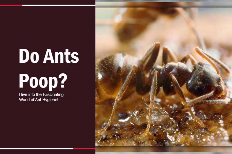 do ants poop